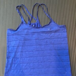 Nike workout tank top blue XS